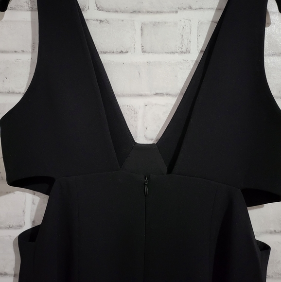 EUC Theory Cut Out Admiral Crepe Dress Black size 12 - Picture 6 of 8